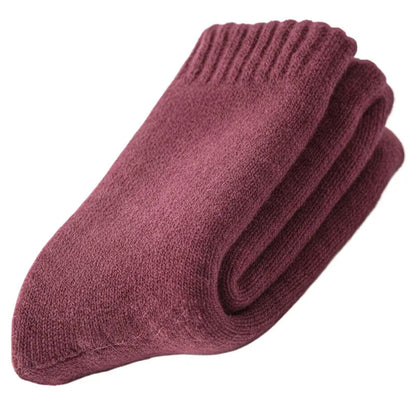 2025 New Winter Super Thicker Warm Socks Wool Male Men Women Socks Solid Socks Merino Wool Socks Against Cold Snow Terry Socks