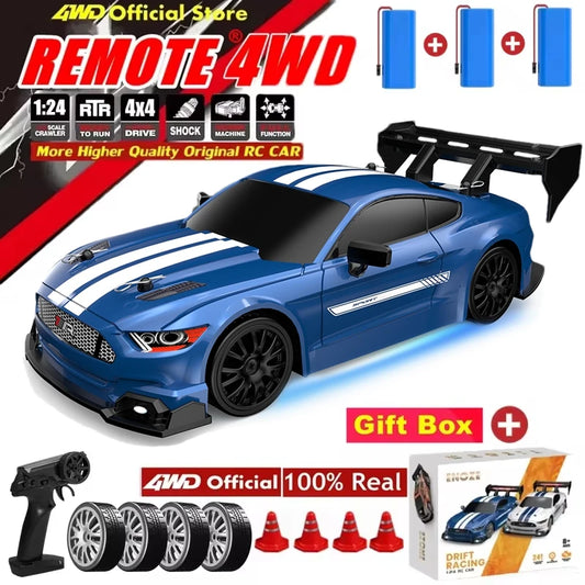 4WD RC Drift Car 1:24 Scale Remote Control Racing