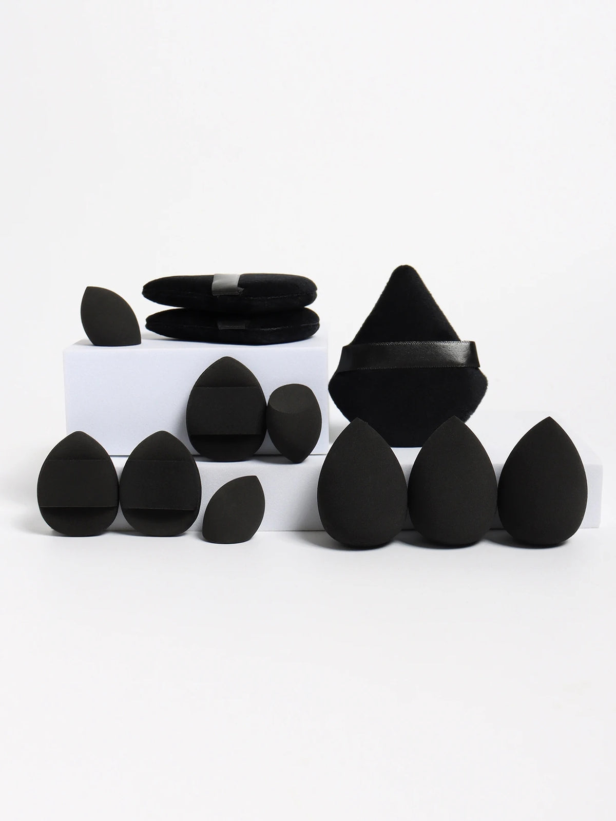 12 Piece All Purpose Makeup Sponge Set Powder Puffs