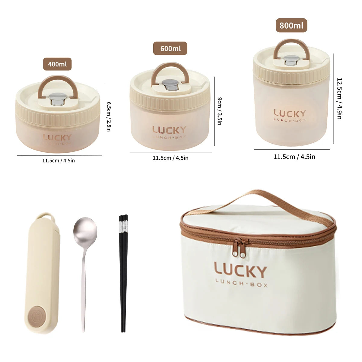 WORTHBUY Transparent Plastic Lunch Box With Handle Microwave Safe Leak-proof Bento Box Portable Food Container For Student Kids
