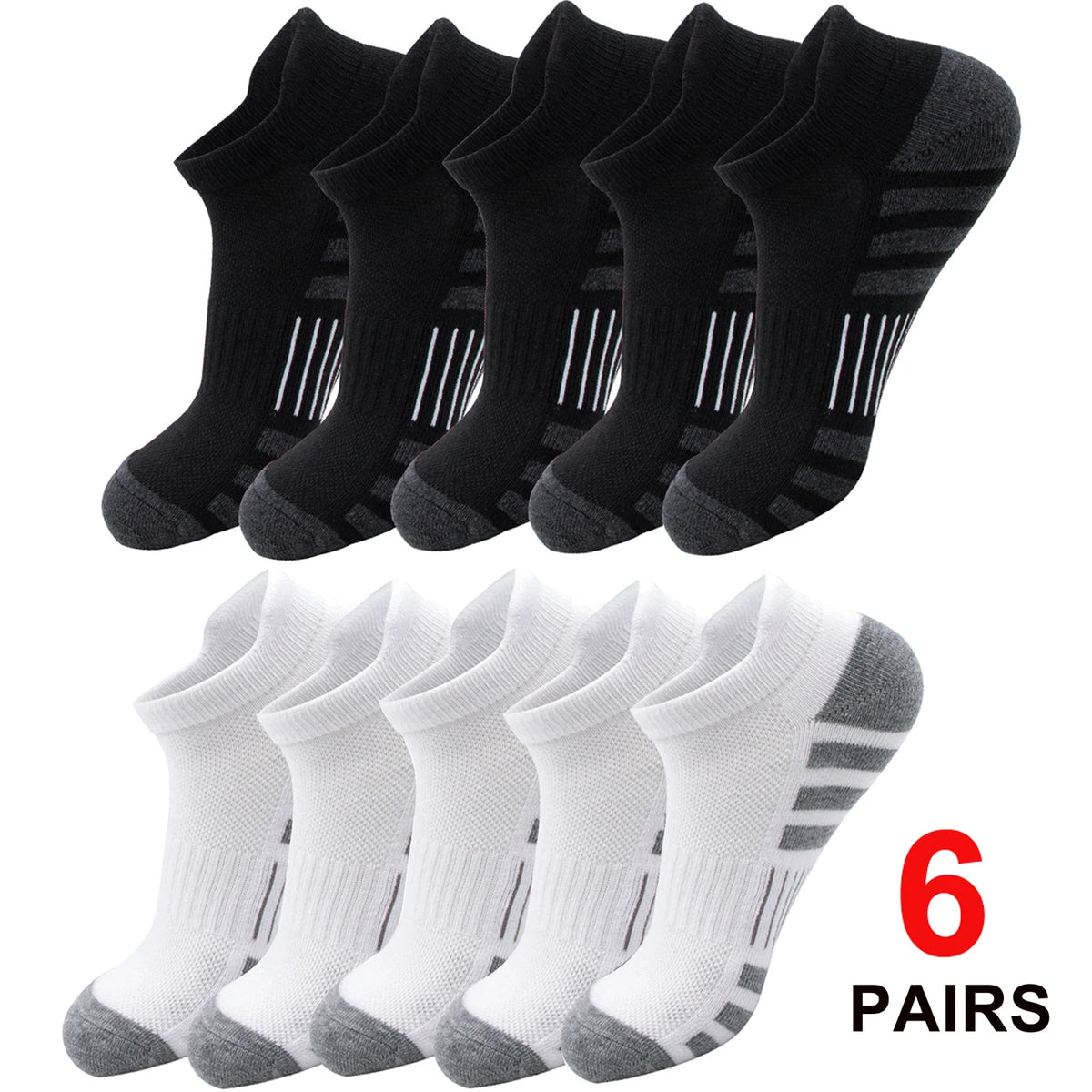 Ankle Athletic Running Socks Cushioned Low Cut Sports