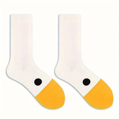 Funny Goose Breathable Women Casual Socks Cute Cartoon