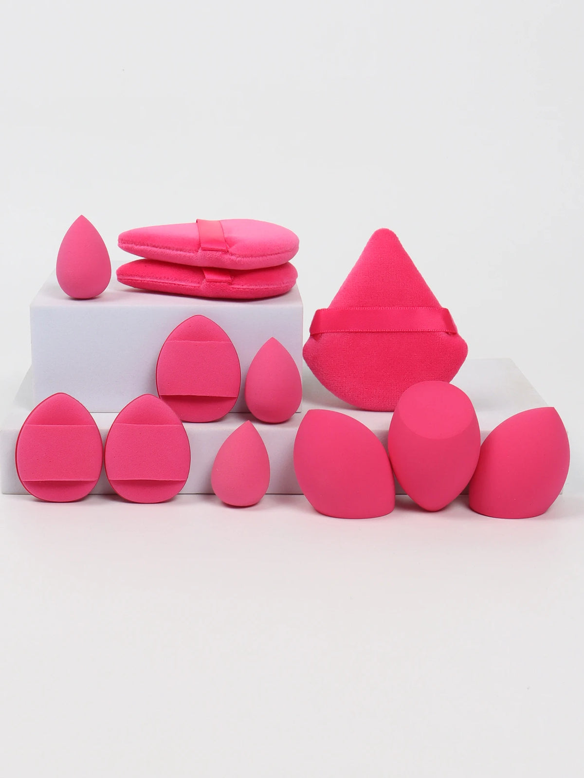 12 Piece All Purpose Makeup Sponge Set Powder Puffs