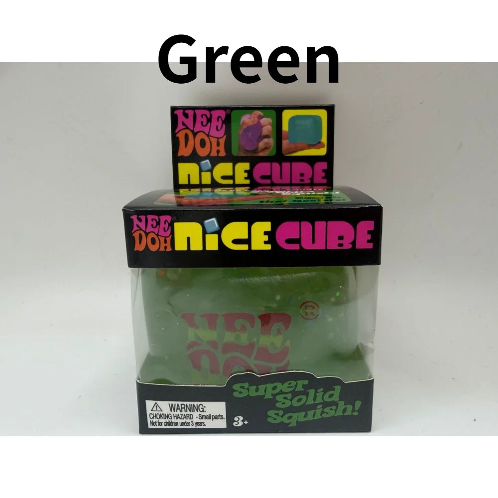 Glow in the Dark Ice Cube Squishy Stress Relief Toy