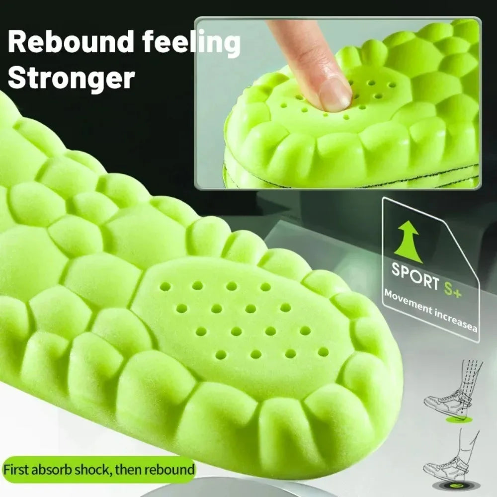 4D Sport Orthopedic Insoles Bamboo Fiber Arch Support