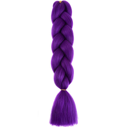 24 Inch Jumbo Braiding Hair Synthetic Afro Ombre Extensions
