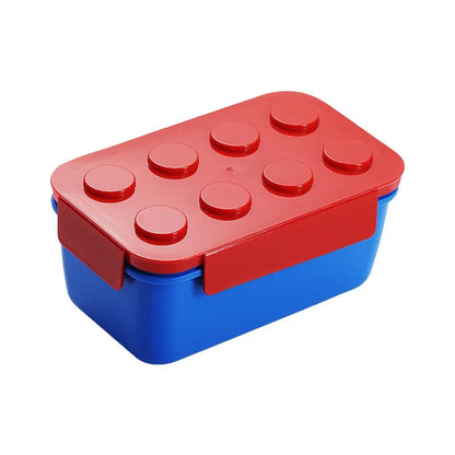 1050/1300ml Portable Lunch Box Building Block Bento Box Fruit Salad Tableware Food Container Children Student Picnic Kit Kitchen