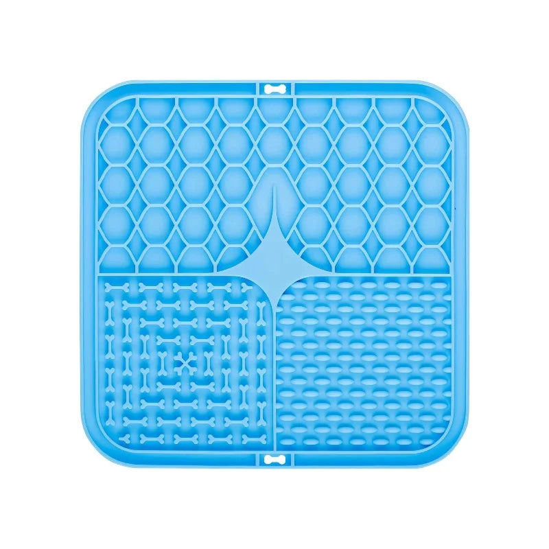 Pet Lick Silicone Mat Dog Slow Feeder Bathing