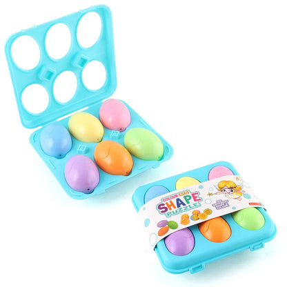 Matching Shape Egg Screws Toy Montessori Color Sorter