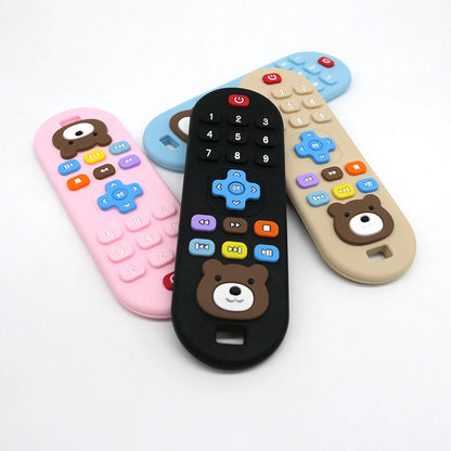 Silicone Baby Teething Remote Toy Infant Control Teether