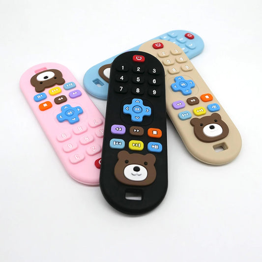 Silicone Baby Teething Remote Toy Infant Control Teether