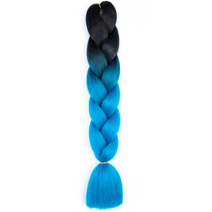 24 Inch Jumbo Braiding Hair Synthetic Afro Ombre Extensions