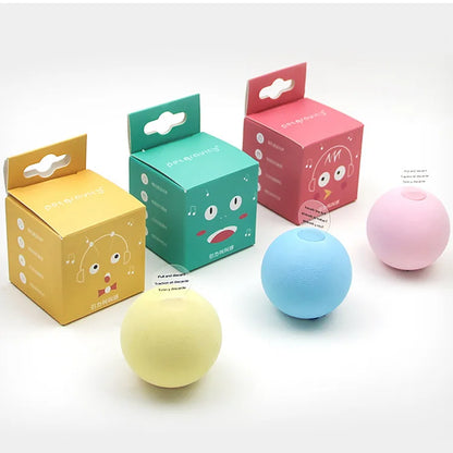 Chirping Sound Cat Toy Ball Interactive Sounding Teaser
