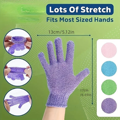 Colourful Exfoliating Gloves Bath Shower Scrub