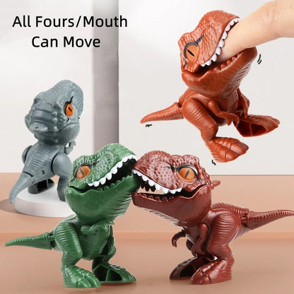 Jurassic Finger Dinosaur Triceratops Tyrannosaurus Model