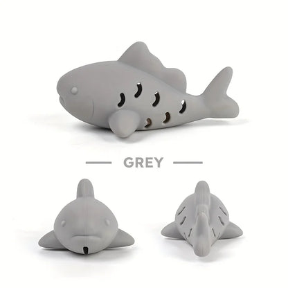 Interactive Silicone Pet Chew Toy Food Hiding Dispenser