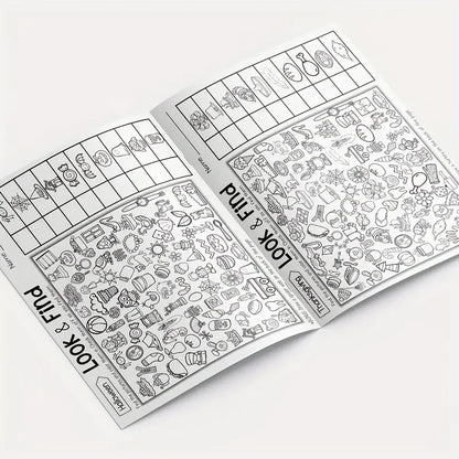 Hidden Objects Coloring Book Interactive Find and Color Pages