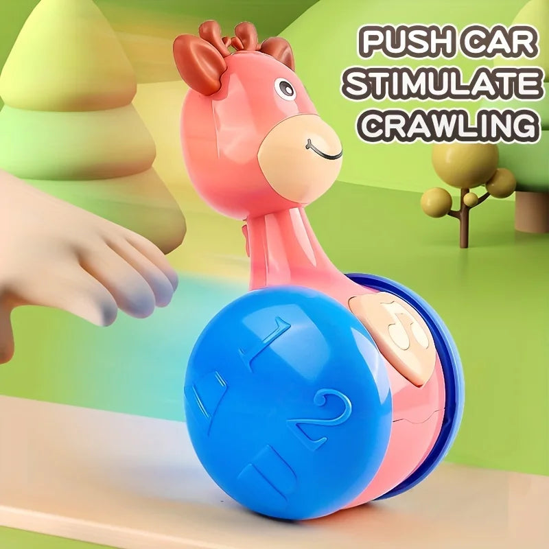 Roly Poly Baby Tumbler Toy Infant Wobbler Sound Toy