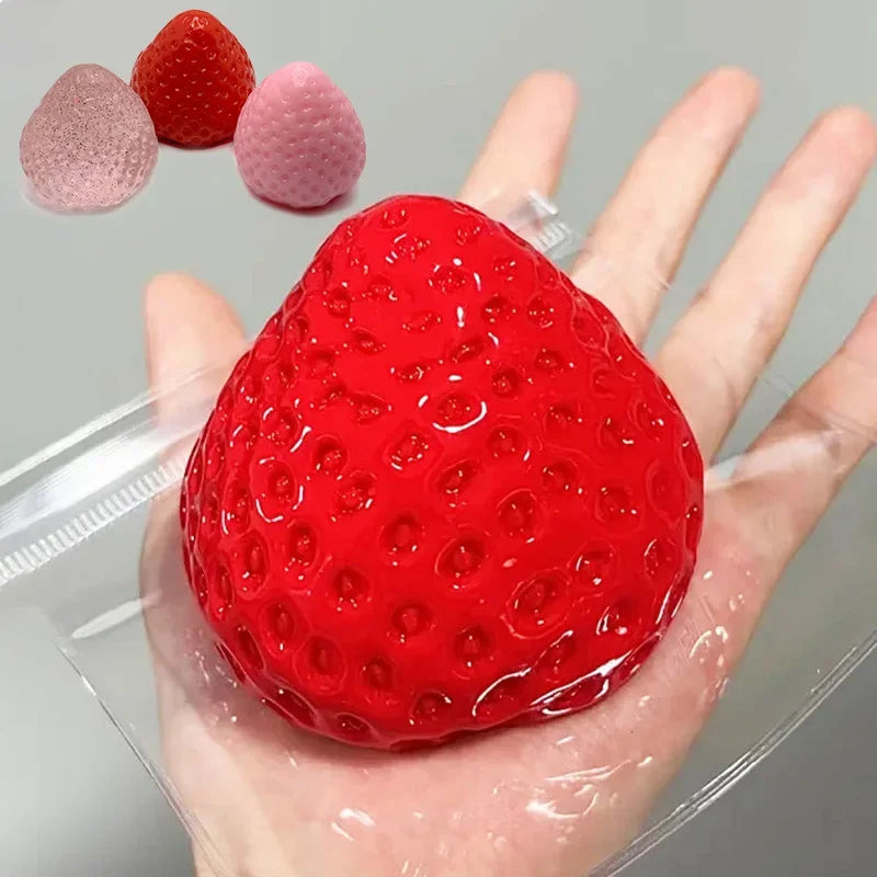Strawberry Squeeze Taba Squishy Toy Kawaii Fidget