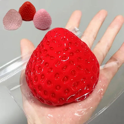 Strawberry Squeeze Taba Squishy Toy Kawaii Fidget