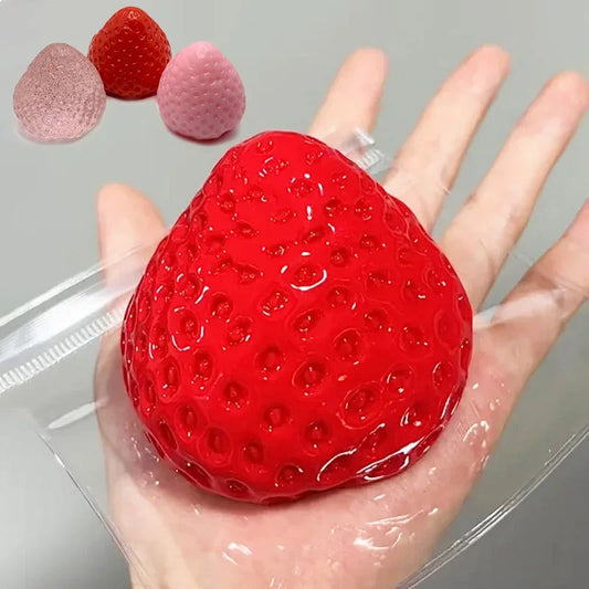 Strawberry Squeeze Taba Squishy Toy Kawaii Fidget