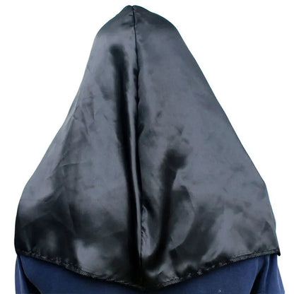 The Horror Scary Nun Latex Mask w/Headscarf Valak Cosplay for Halloween Costume