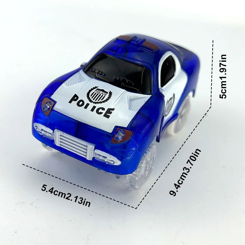 Glowing Race Track Car Toy LED Light Up Vehicle Part