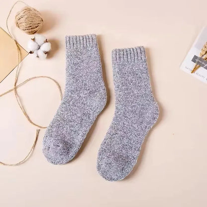 Winter Thick Warm Cashmere Socks Men Retro Snow