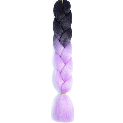 24 Inch Jumbo Braiding Hair Synthetic Afro Ombre Extensions