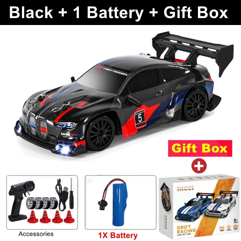 4WD RC Drift Car 1:24 Scale Remote Control Racing