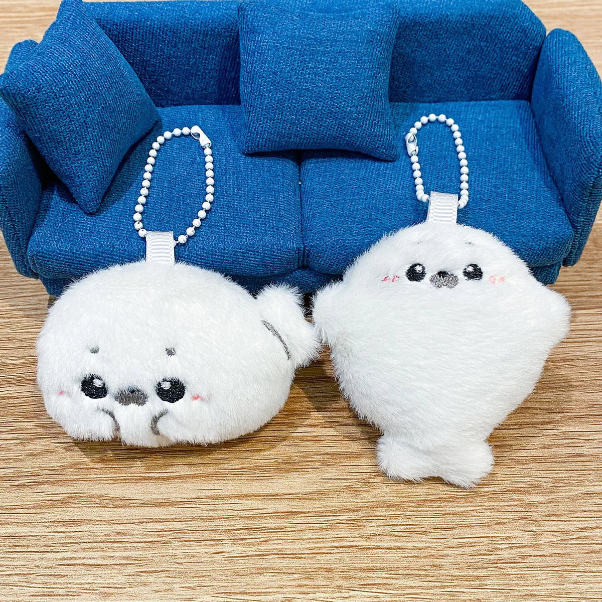 Seal Plush Keychain Cute Animal Bag Pendant Charm