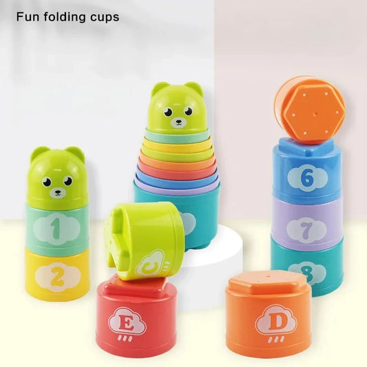 Quick Stacking Speed Cup Game Brain Response Battle
