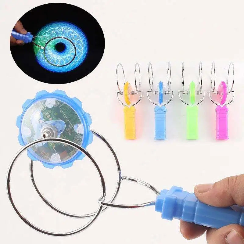 Magnetic Orbit Spinning Top Toy Luminous Gyro Wheel