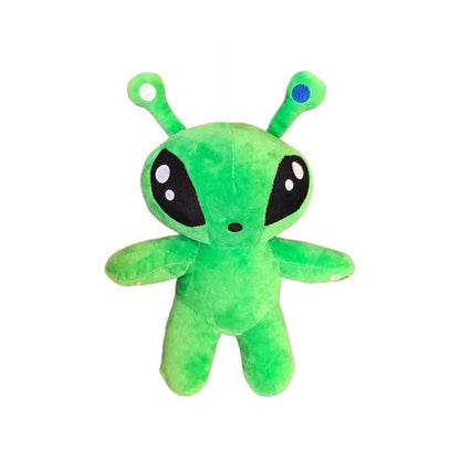 Green Alien Plush Toy 30cm Soft Tentacle Horn Pillow