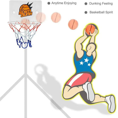 Mini Suction Cup Basketball Hoop Indoor Door Backboard