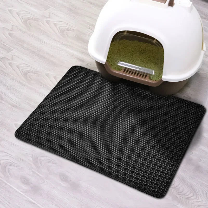 Waterproof Cat Litter Mat Double Layer Pet Litter Pad
