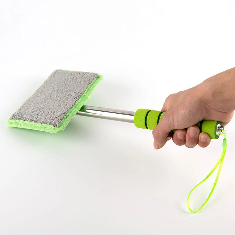Telescopic Automobile Glass Wiper Scraping Tool Clean Brush