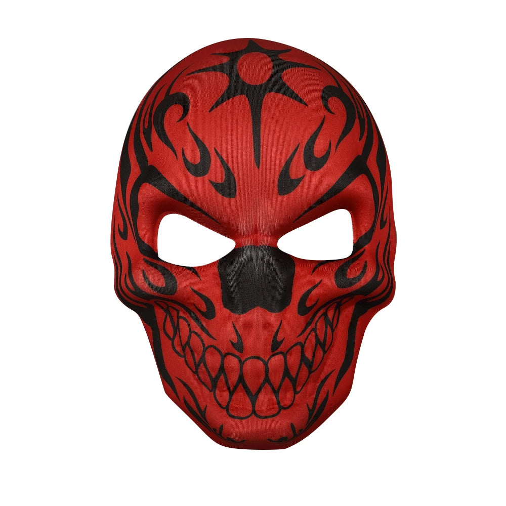 2023 Masks Mexican Day of The Dead Skull Mask Cosplay Halloween Skeletons Print Masks Dress Up Purim Party Costume Prop