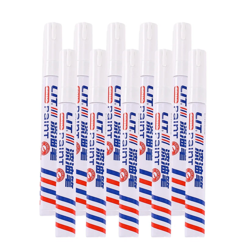Waterproof Permanent Paint Marker Set 3mm Oil Based Pens