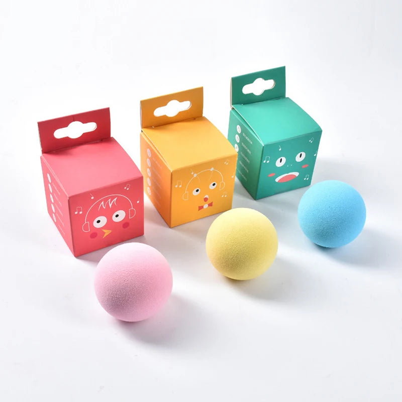 Smart Cat Toy Interactive Ball Touch Sounding Squeak