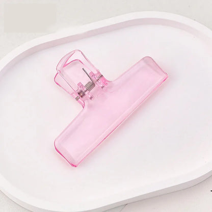 1Pc Creative Transparent Jelly Clip Storage Supplies Stationery School office supplies Storage clip