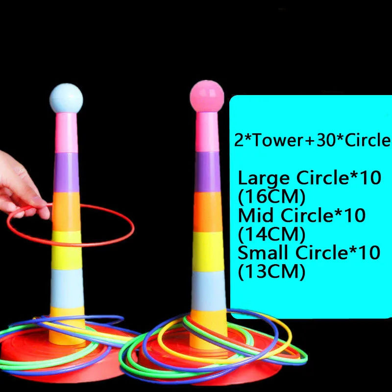 Ring Toss Stacking Cup Game Ferrule Throw Toy Set