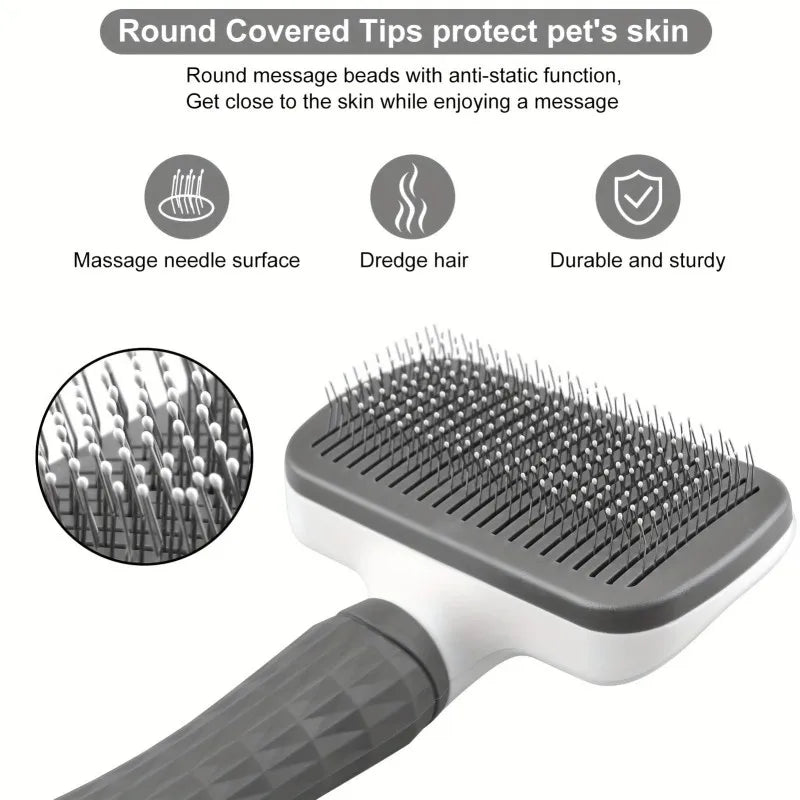 Universal Pet Detangling Brush Massaging Grooming Comb