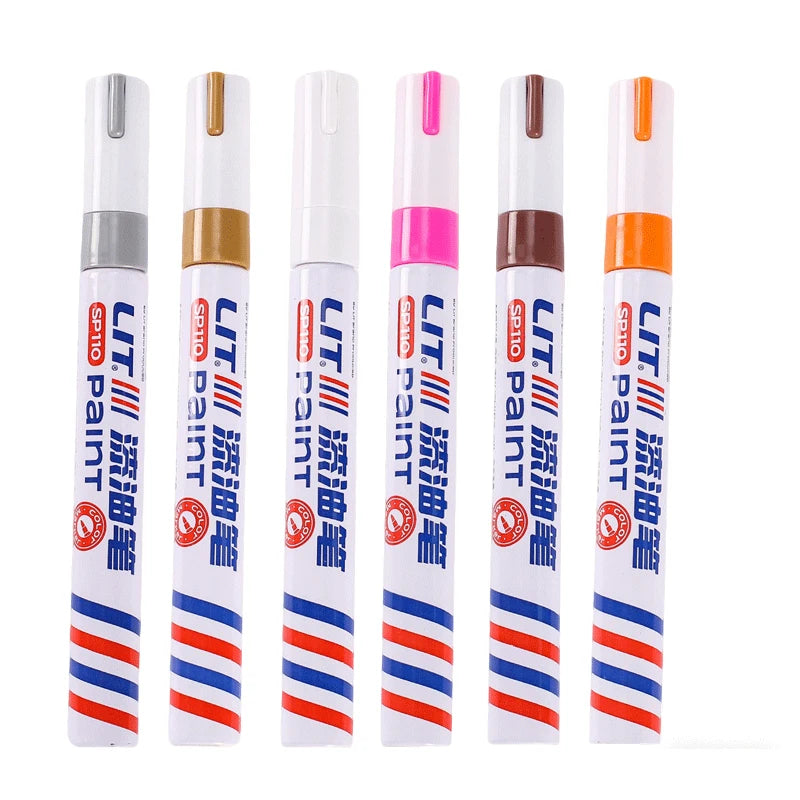 Waterproof Permanent Paint Marker Set 3mm Oil Based Pens