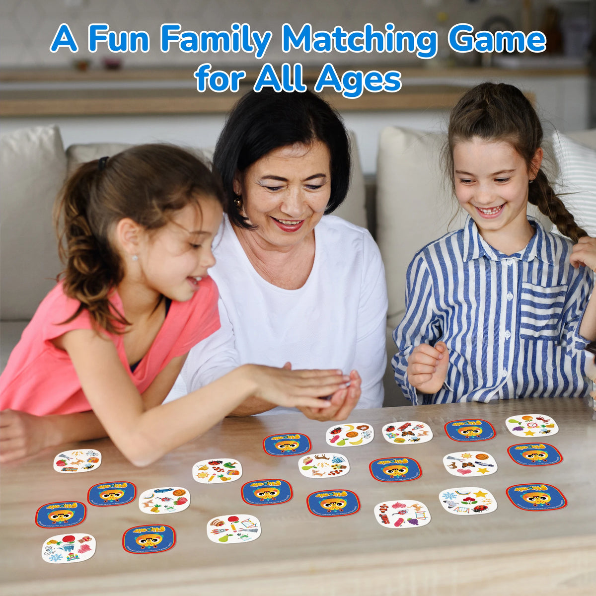 Quickly Patterns Matching Card Game Set - Memory Concentration Training Visual Perception Family School Party Travel Game