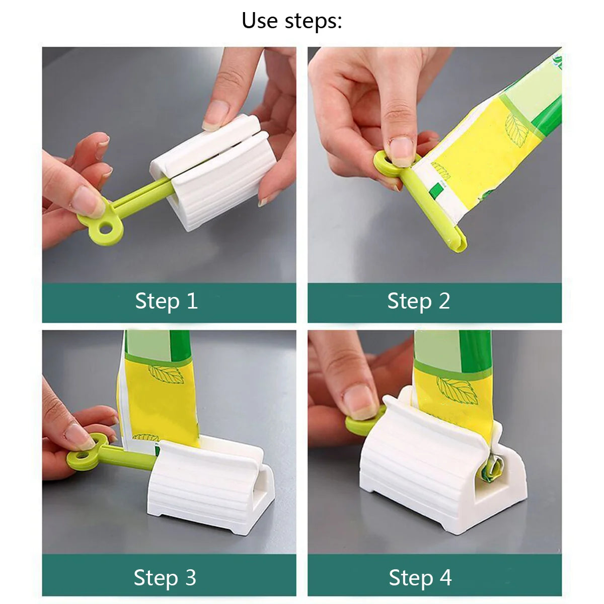 Toothpaste Tube Squeezer Dispenser Manual Wringer Roller