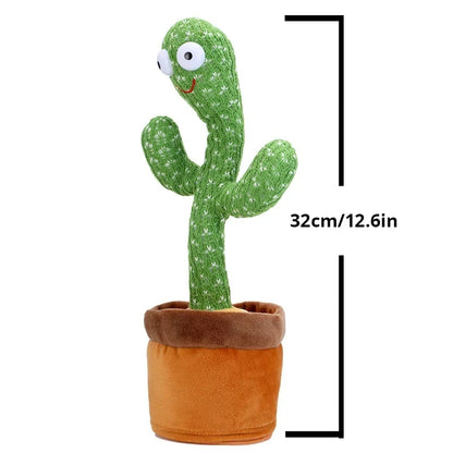 Talking Dancing Cactus Toy Voice Repeating Plush Doll