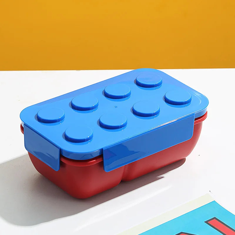 Building Blocks Bento Box for Kids Creative Sealed Outdoor Picnic Container