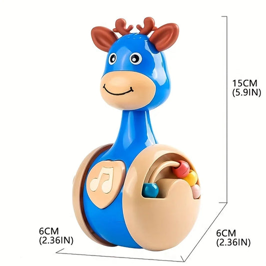 Roly Poly Baby Tumbler Toy Infant Wobbler Sound Toy