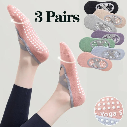 Women Yoga Sock Silicone Anti-slip Ballet Pilates